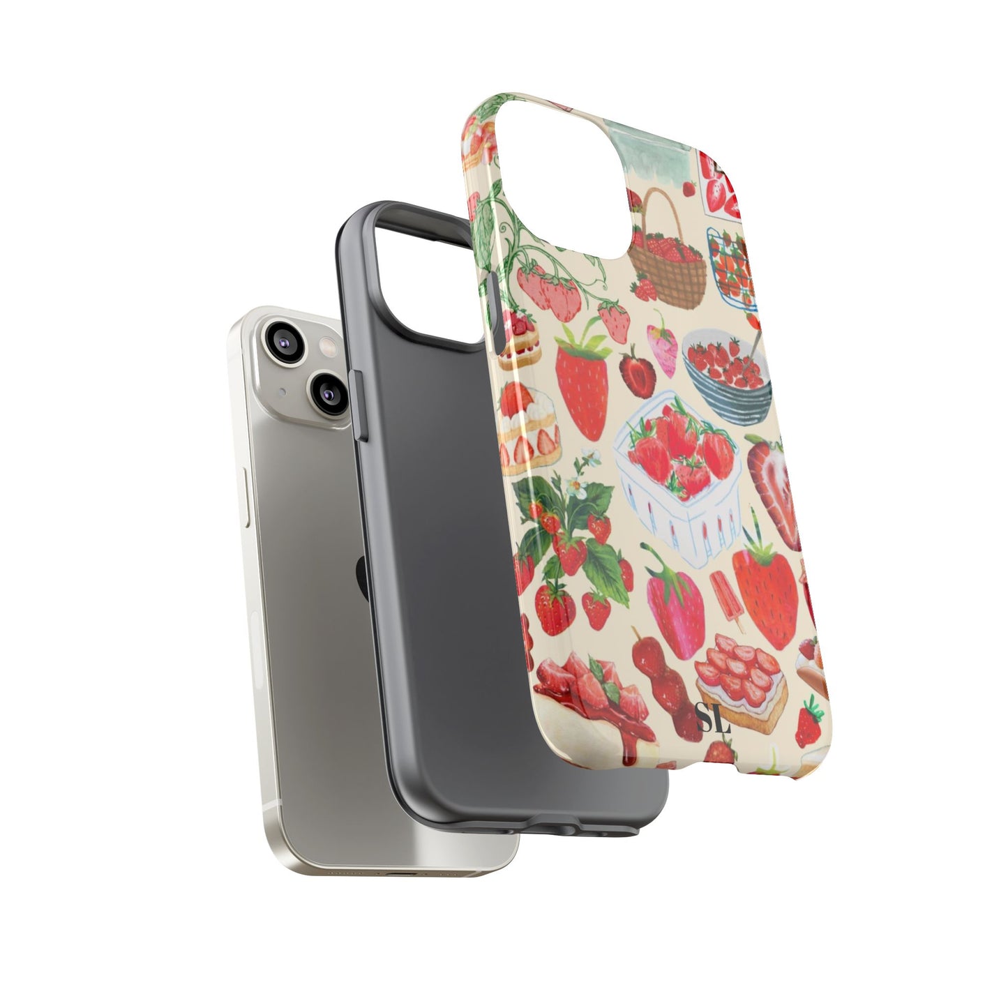 Strawberry Collage iPhone Case