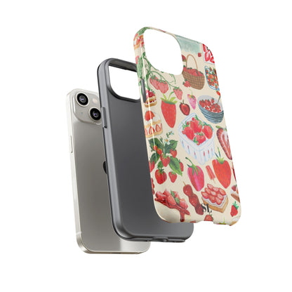 Strawberry Collage iPhone Case
