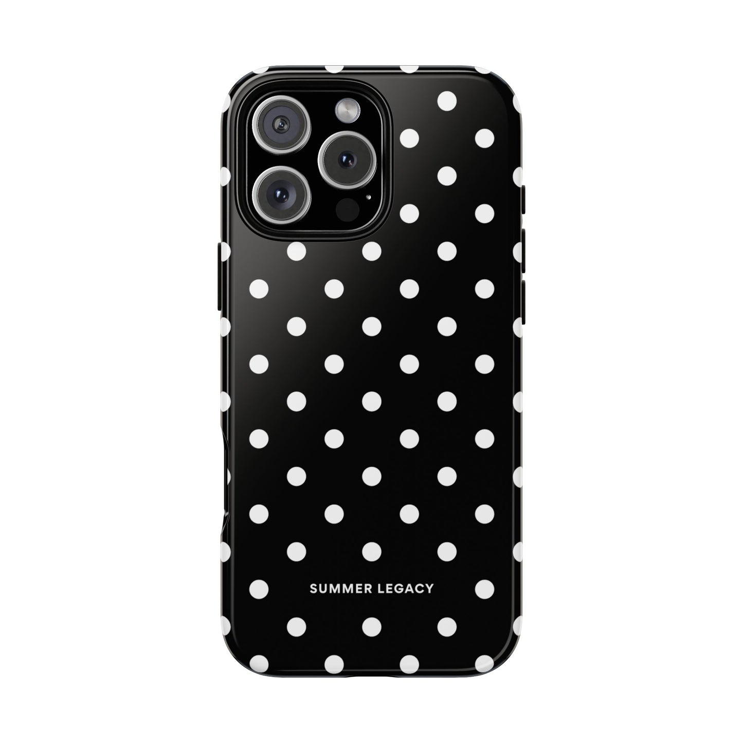 Ebony Polka Dot iPhone Case