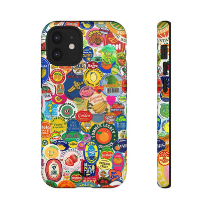 Fruit Stickers iPhone Case