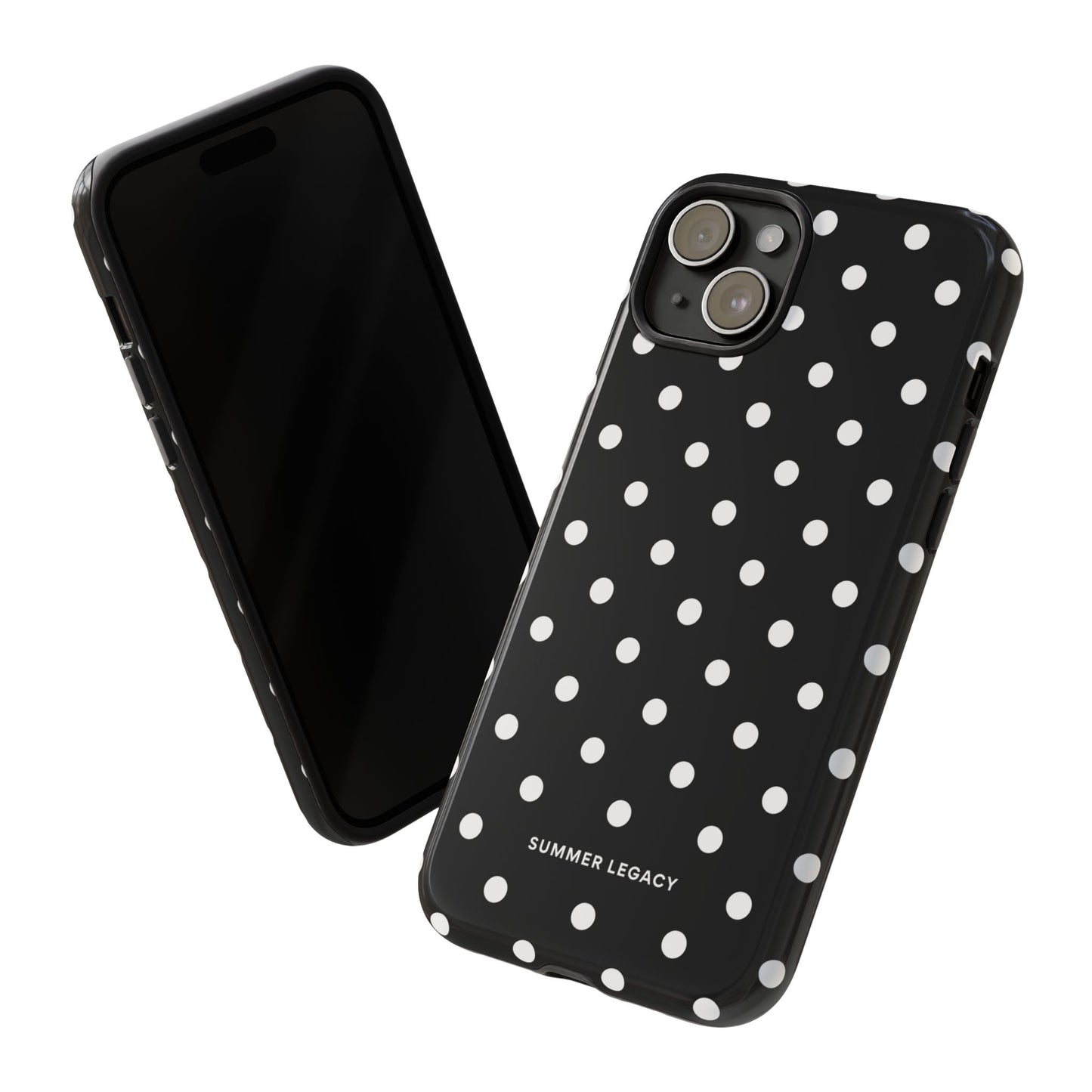 Ebony Polka Dot iPhone Case