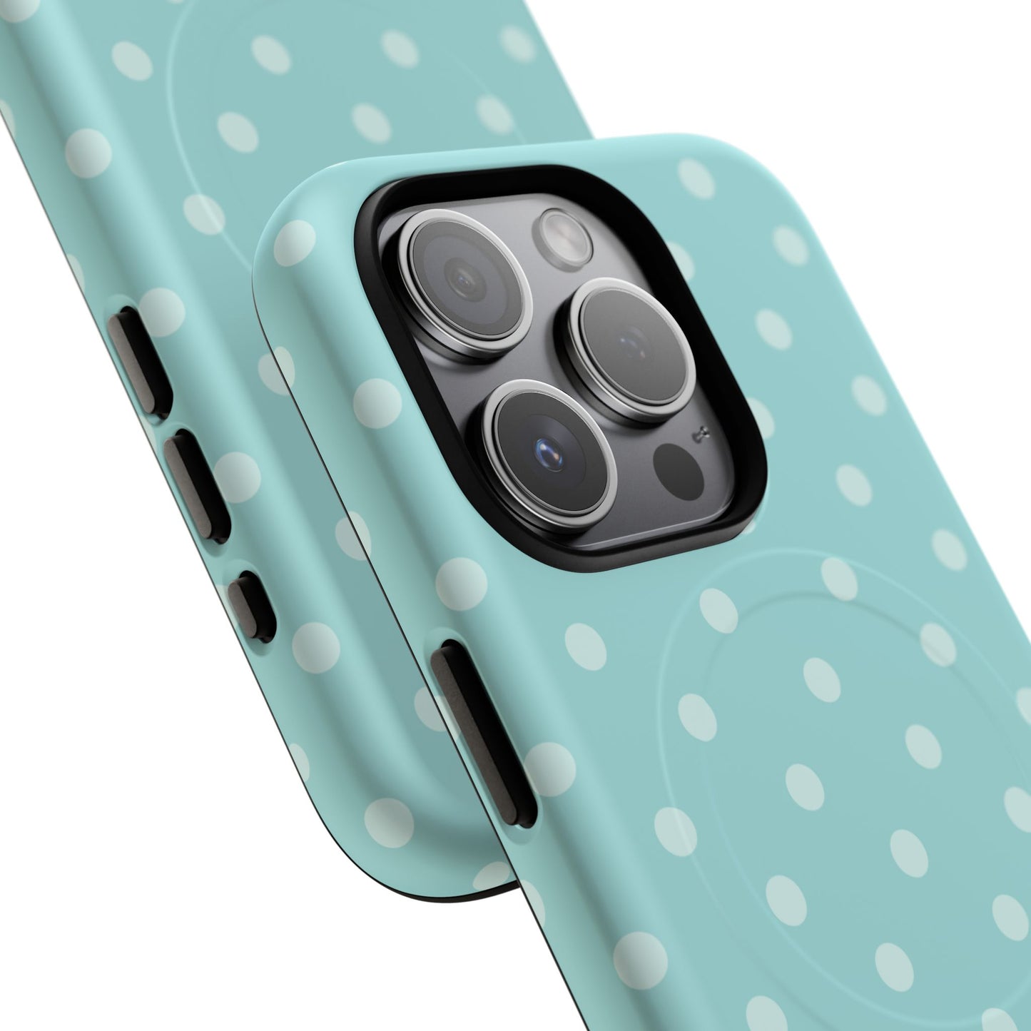 Teal Polka Dot MagSafe Case