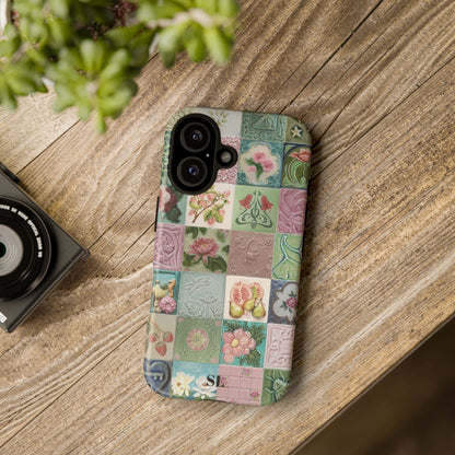 Garden Mosaic Tiles iPhone Case