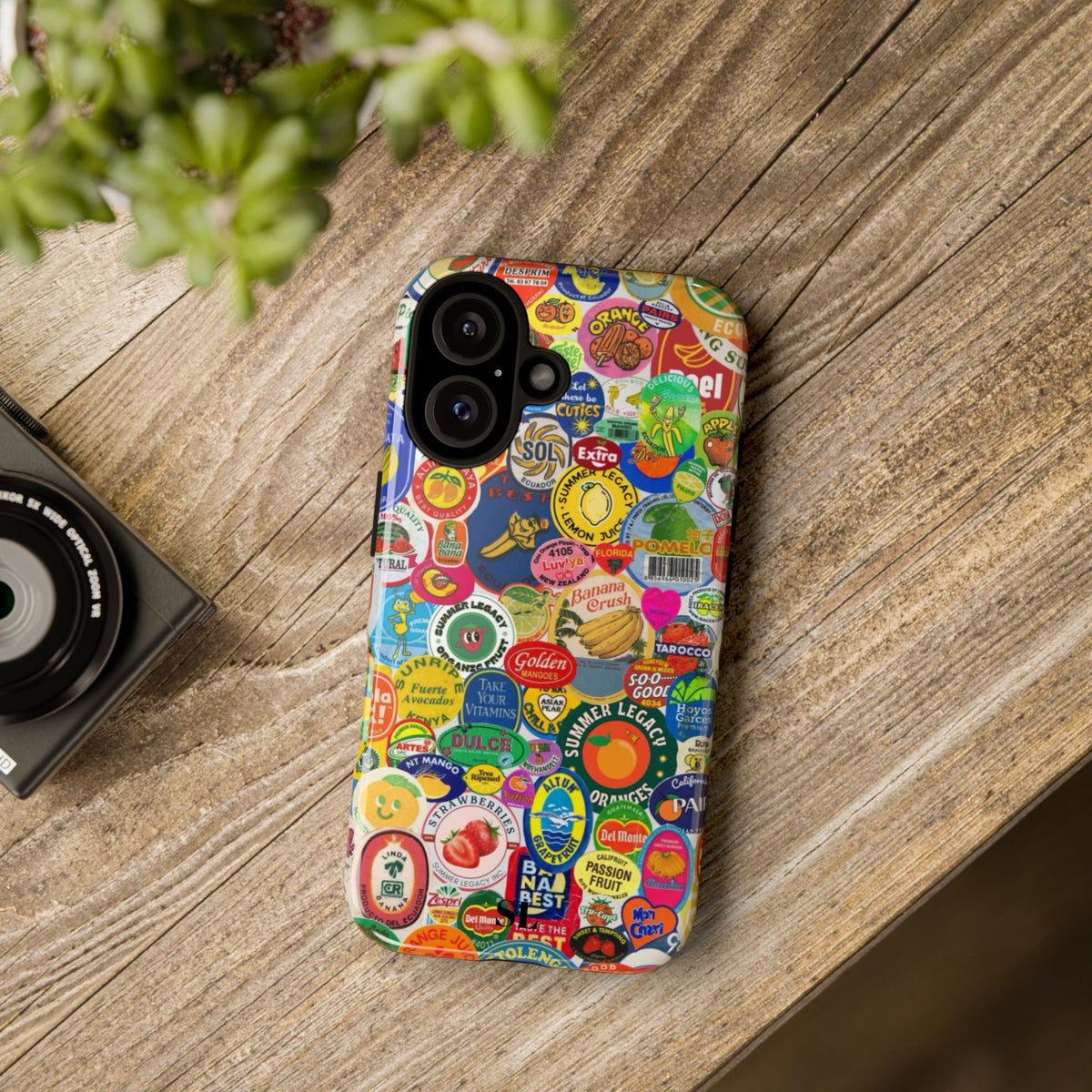 Fruit Stickers iPhone Case