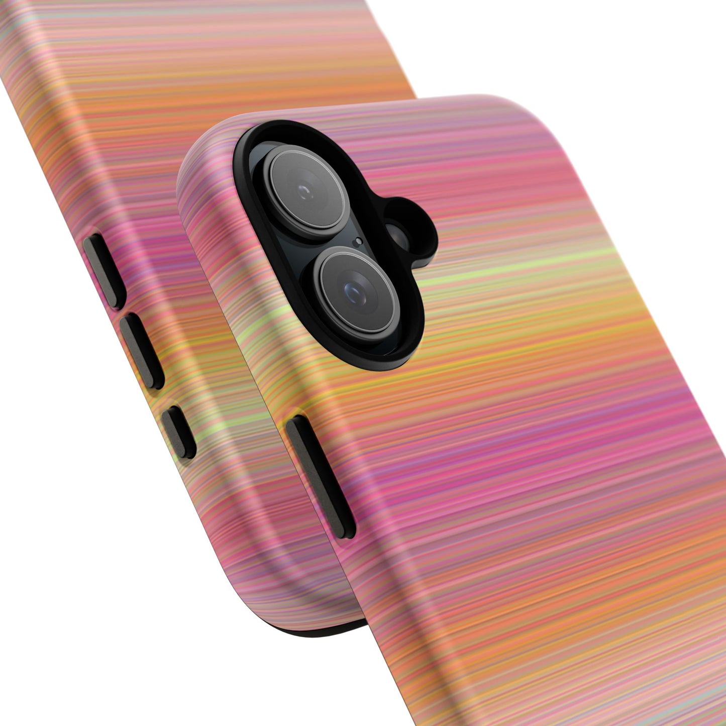 Champagne Ombre Stripe iPhone Case