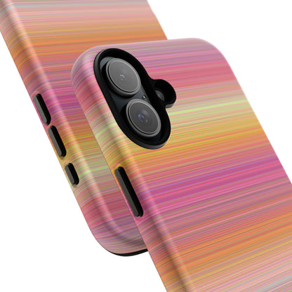 Champagne Ombre Stripe iPhone Case