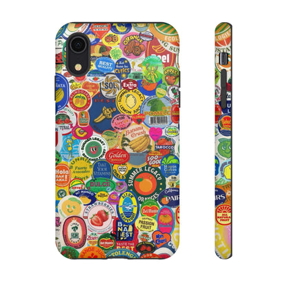 Fruit Stickers iPhone Case