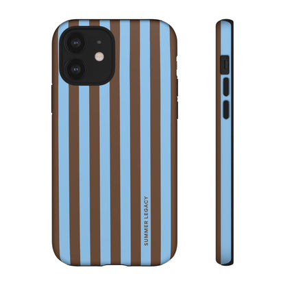 Mocha Stripe iPhone Case