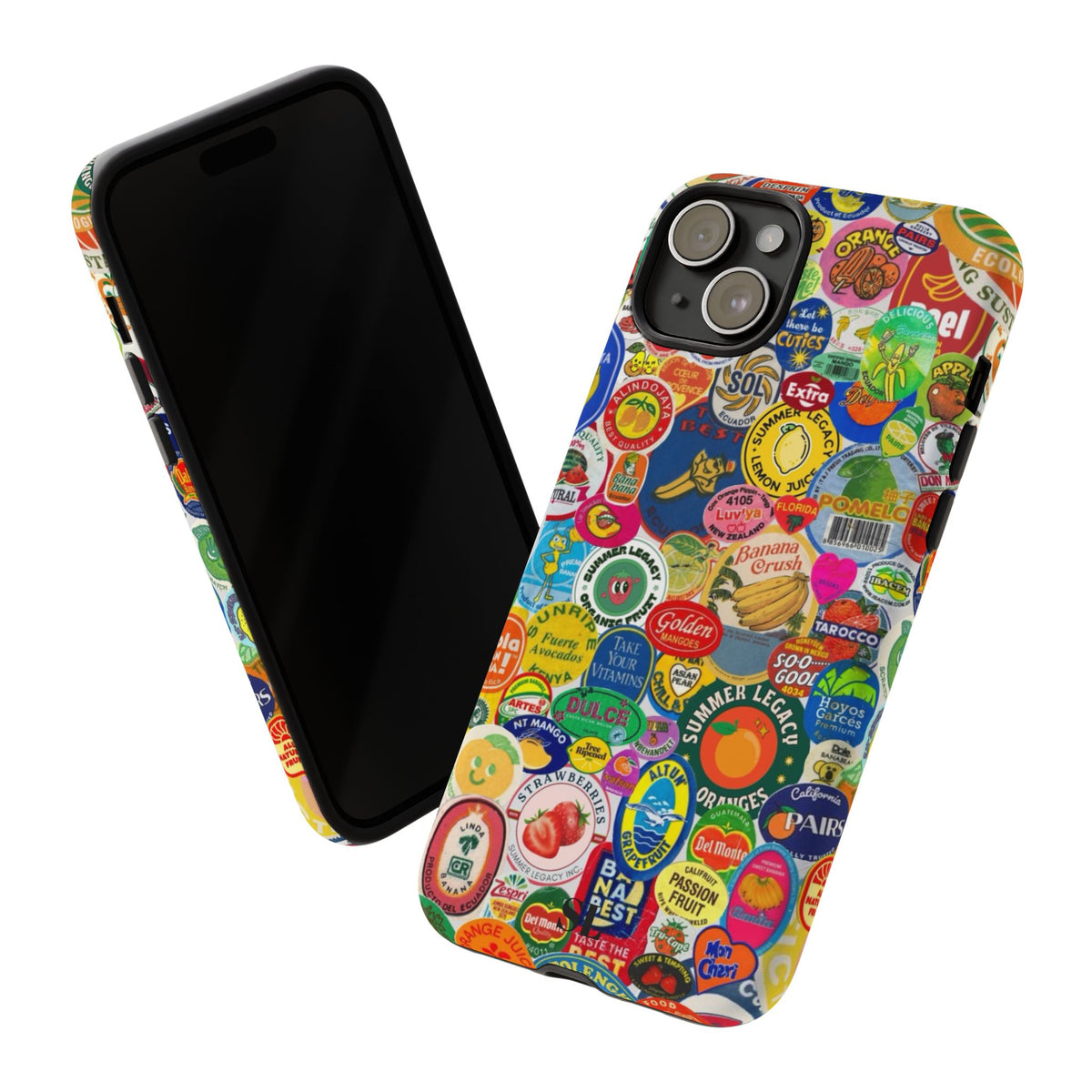 Fruit Stickers iPhone Case