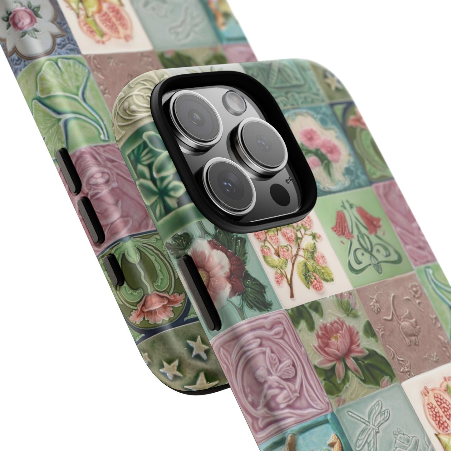 Garden Mosaic Tiles iPhone Case