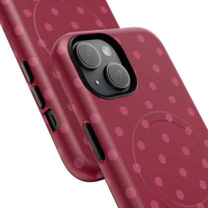 Berry Polka Dot MagSafe Case