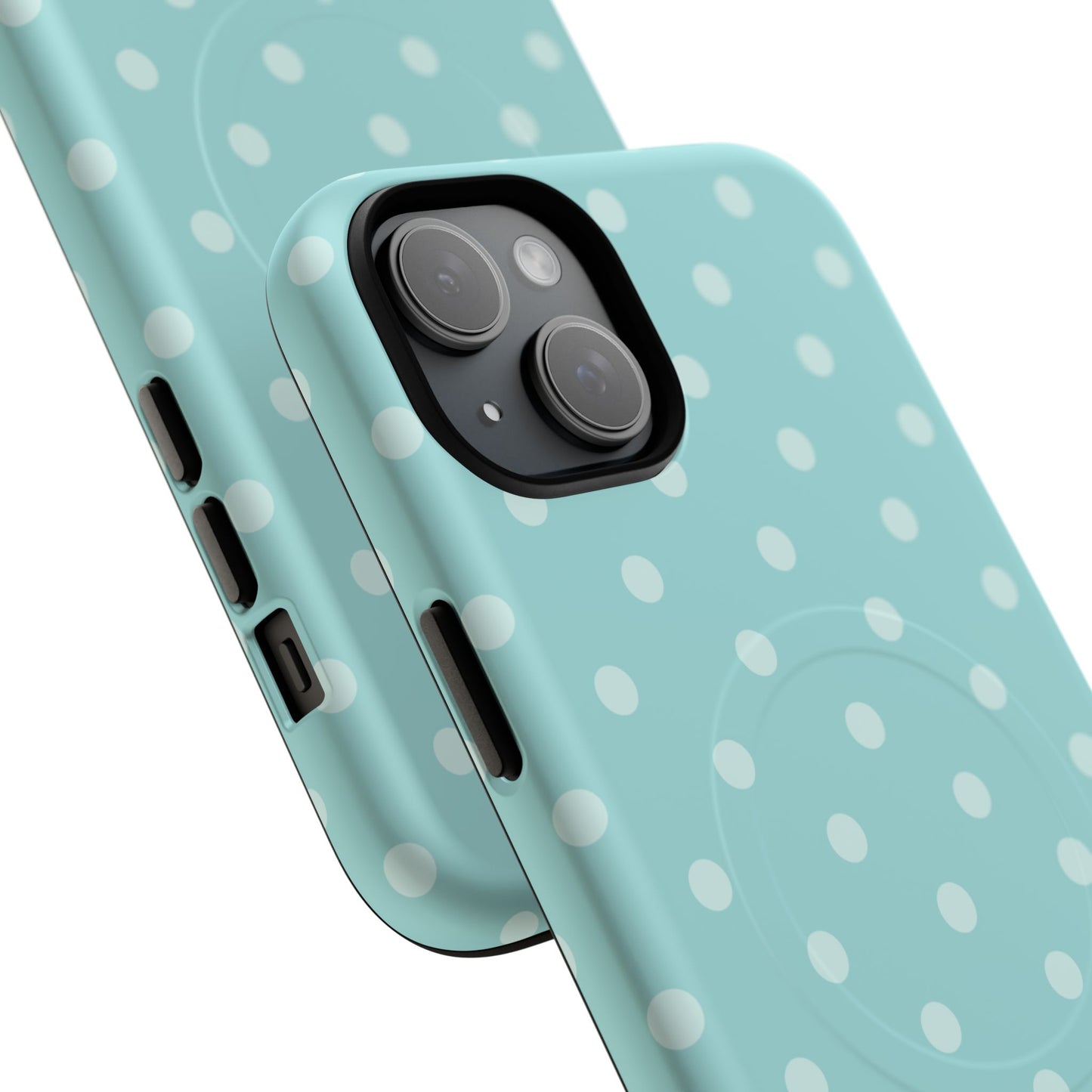 Teal Polka Dot MagSafe Case