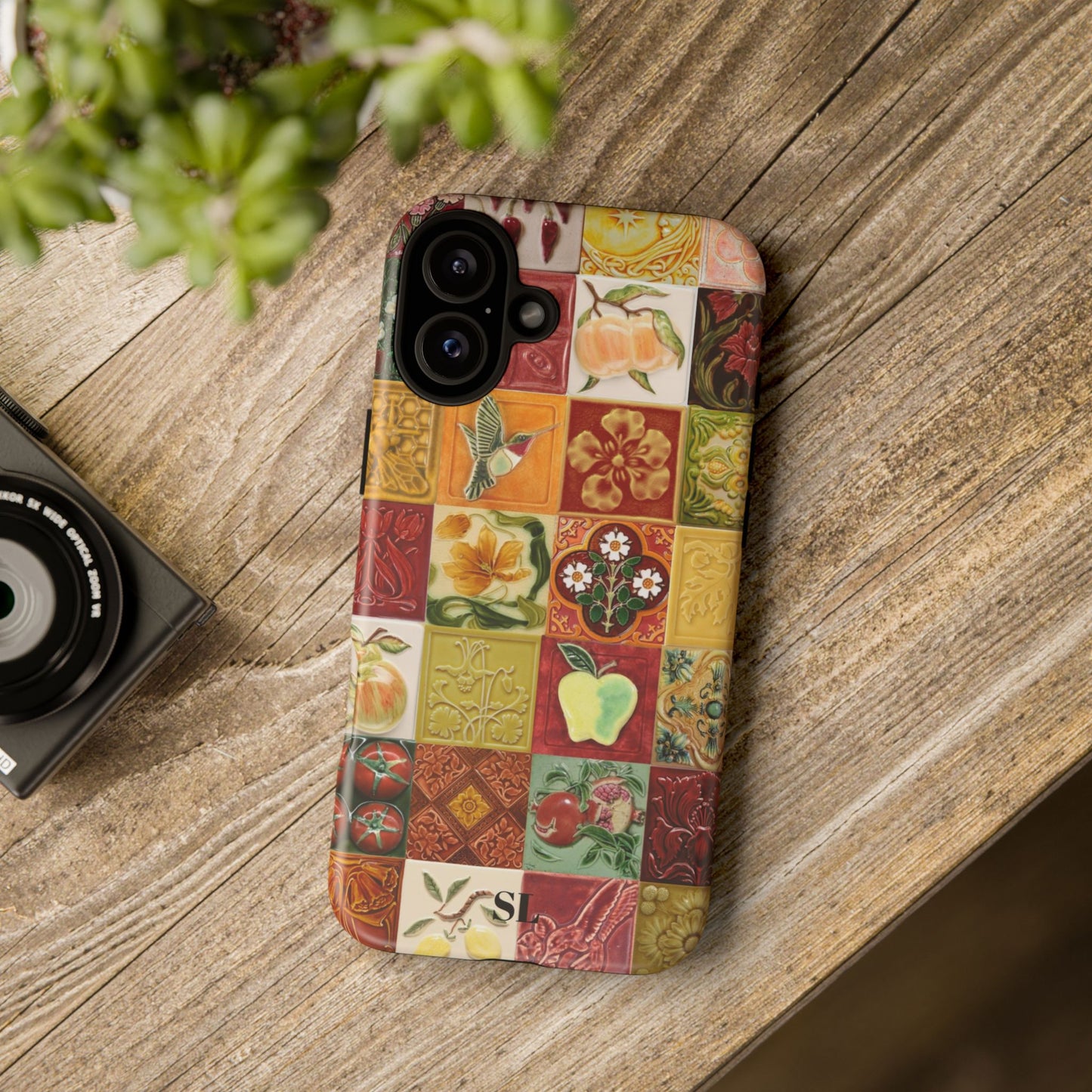 Orchard Mosaic Tiles iPhone Case