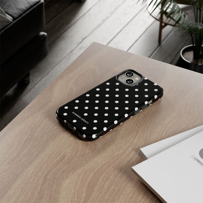 Ebony Polka Dot iPhone Case
