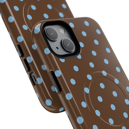 Mocha Polka Dot MagSafe Case