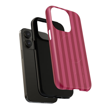 Berry Stripe MagSafe Case