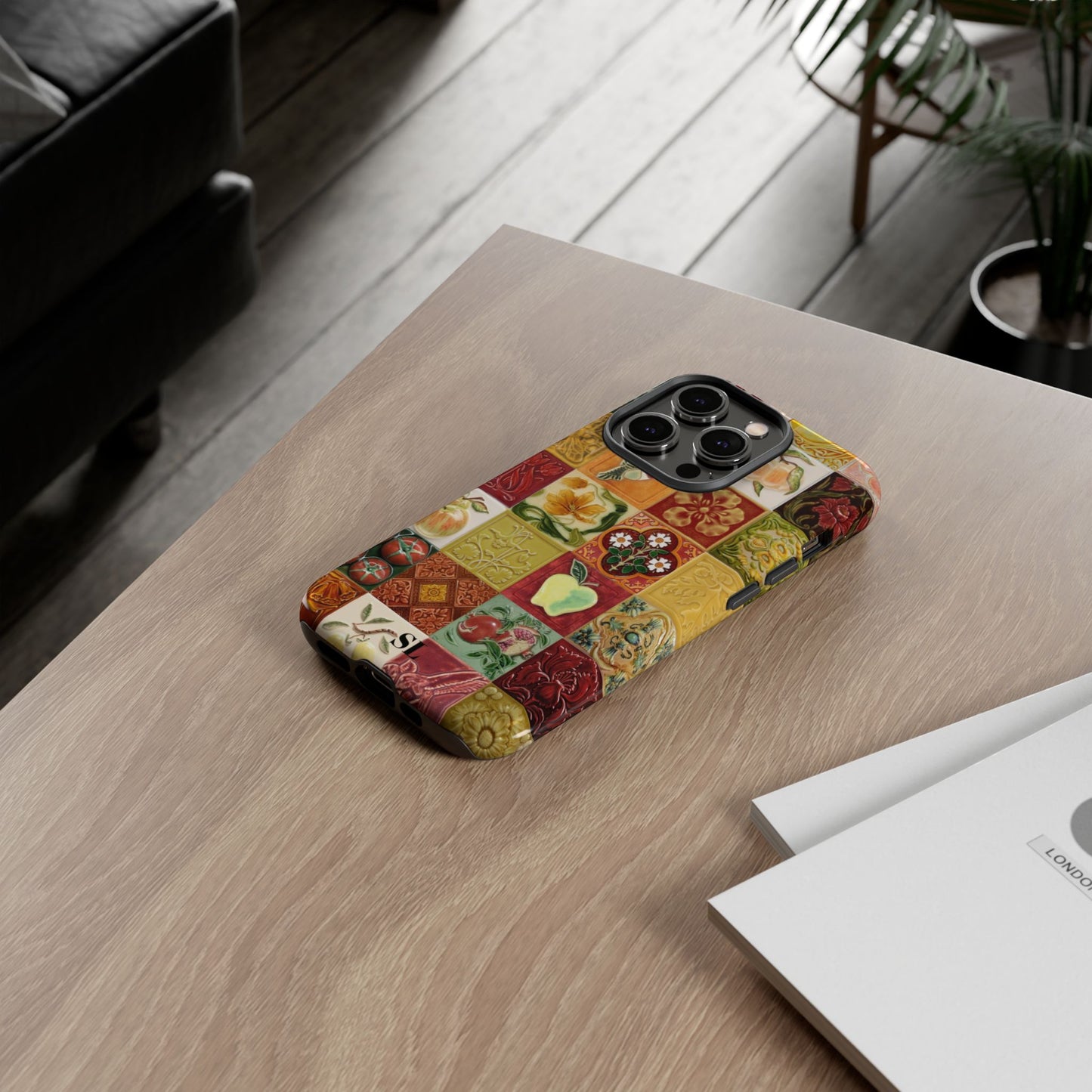 Orchard Mosaic Tiles iPhone Case