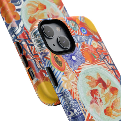 Navy Goldfish Bowl MagSafe Case