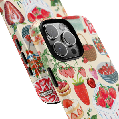 Strawberry Collage iPhone Case