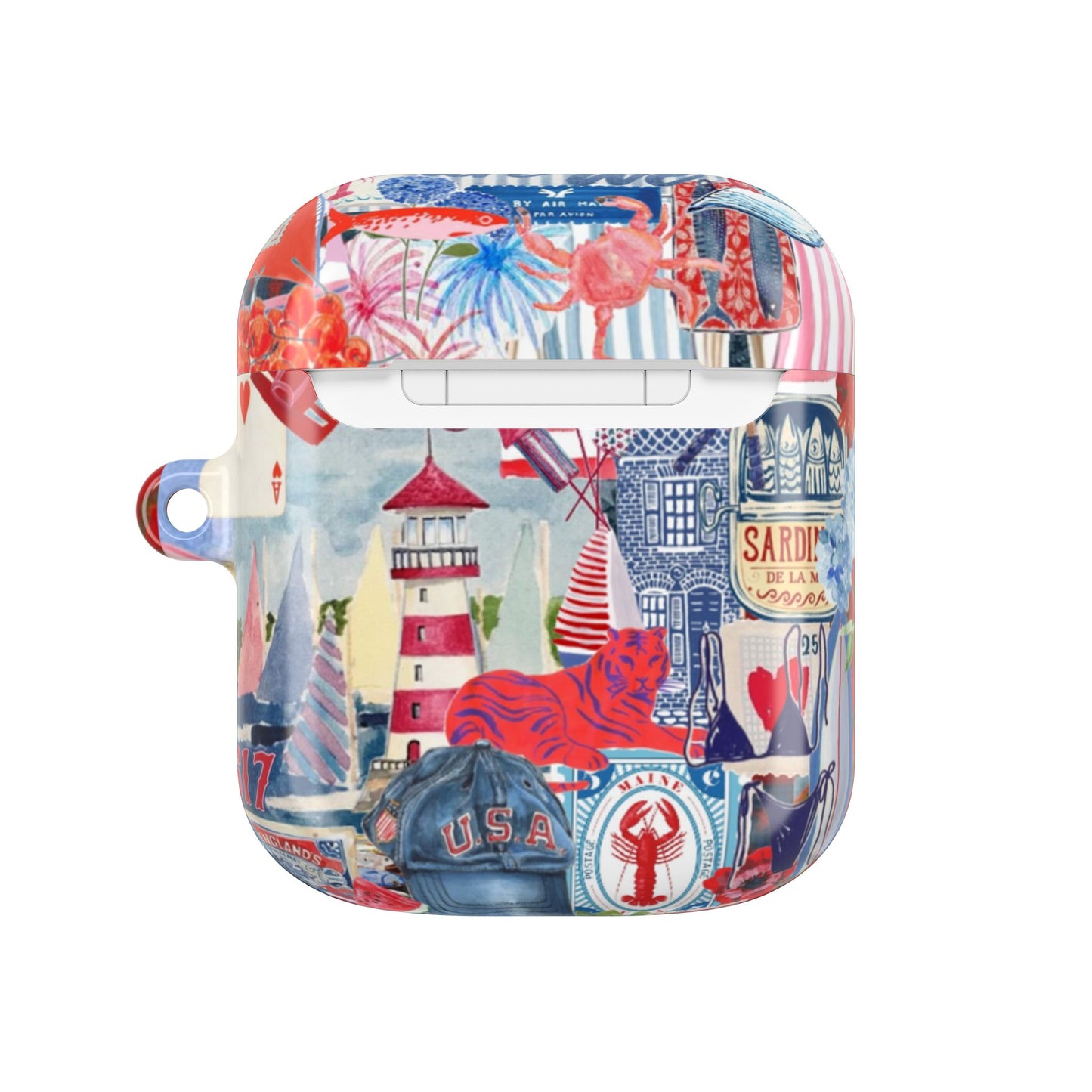 Red, White & Blue AirPod Case