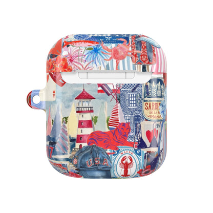 Red, White & Blue AirPod Case