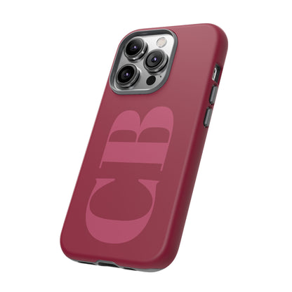 Berry Custom Initial iPhone Case