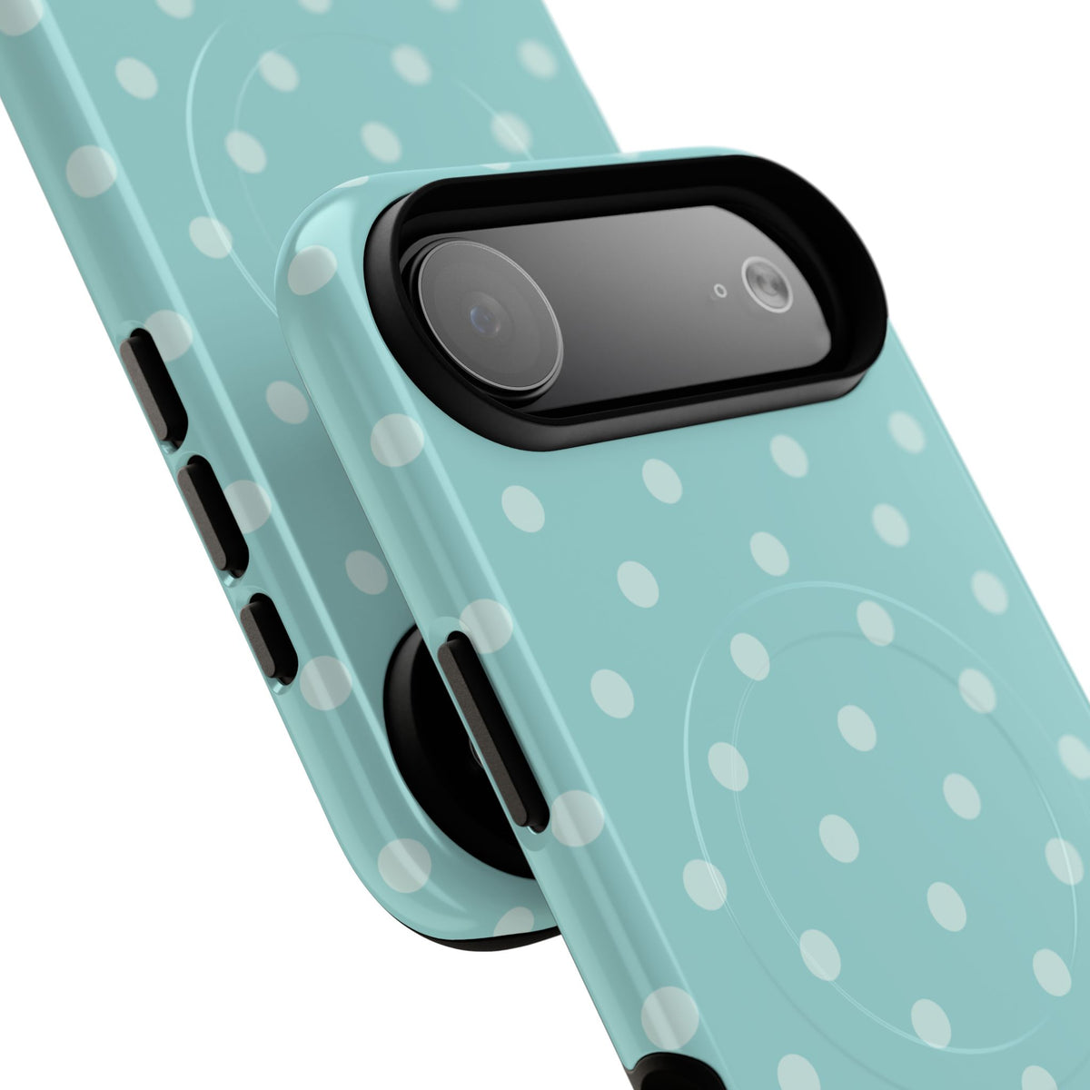 Teal Polka Dot MagSafe Case