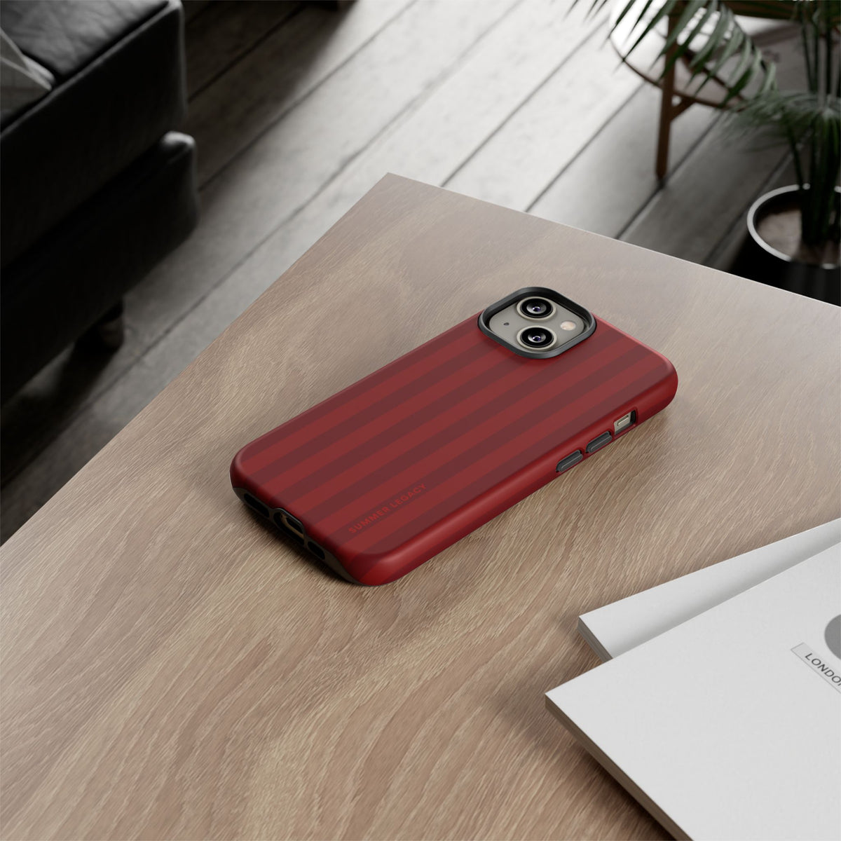 Velvet Stripe iPhone Case