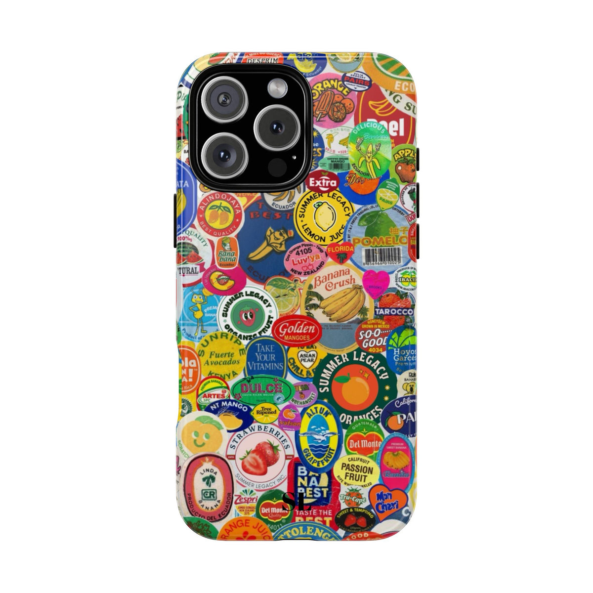 Fruit Stickers iPhone Case