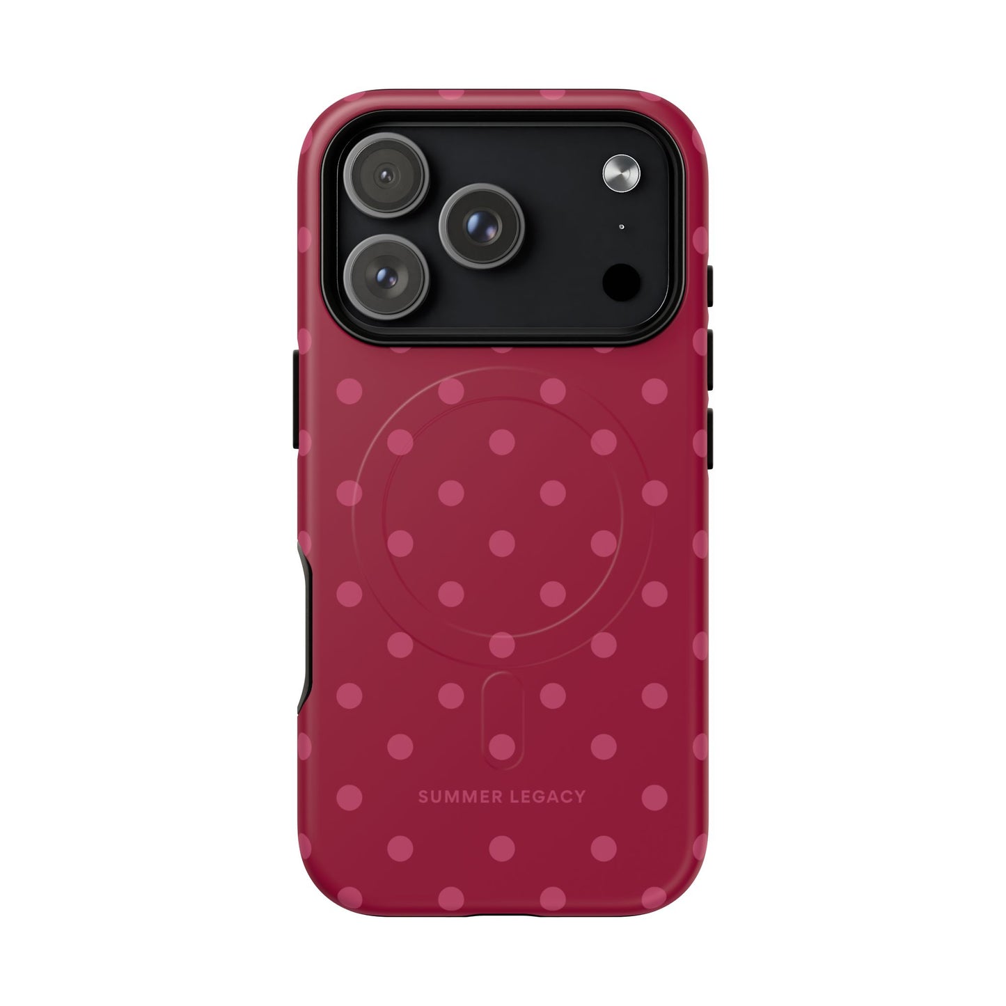 Berry Polka Dot MagSafe Case