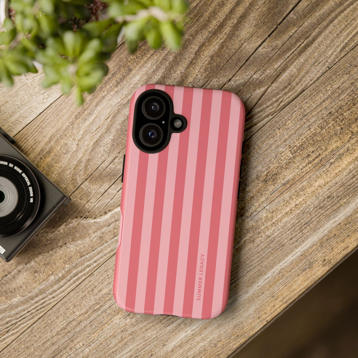 Blushing Stripe iPhone Case