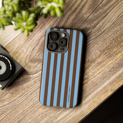 Mocha Stripe iPhone Case