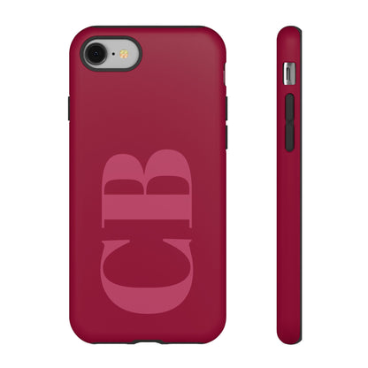 Berry Custom Initial iPhone Case