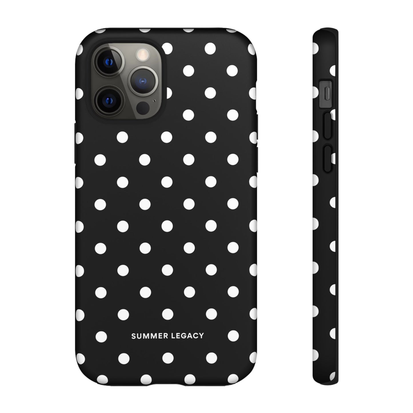 Ebony Polka Dot iPhone Case