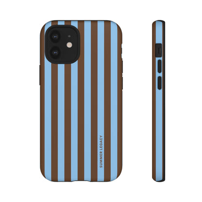 Mocha Stripe iPhone Case