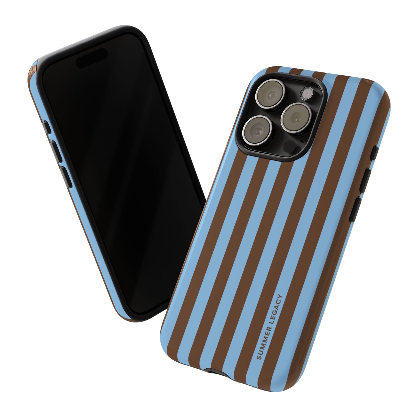 Mocha Stripe iPhone Case