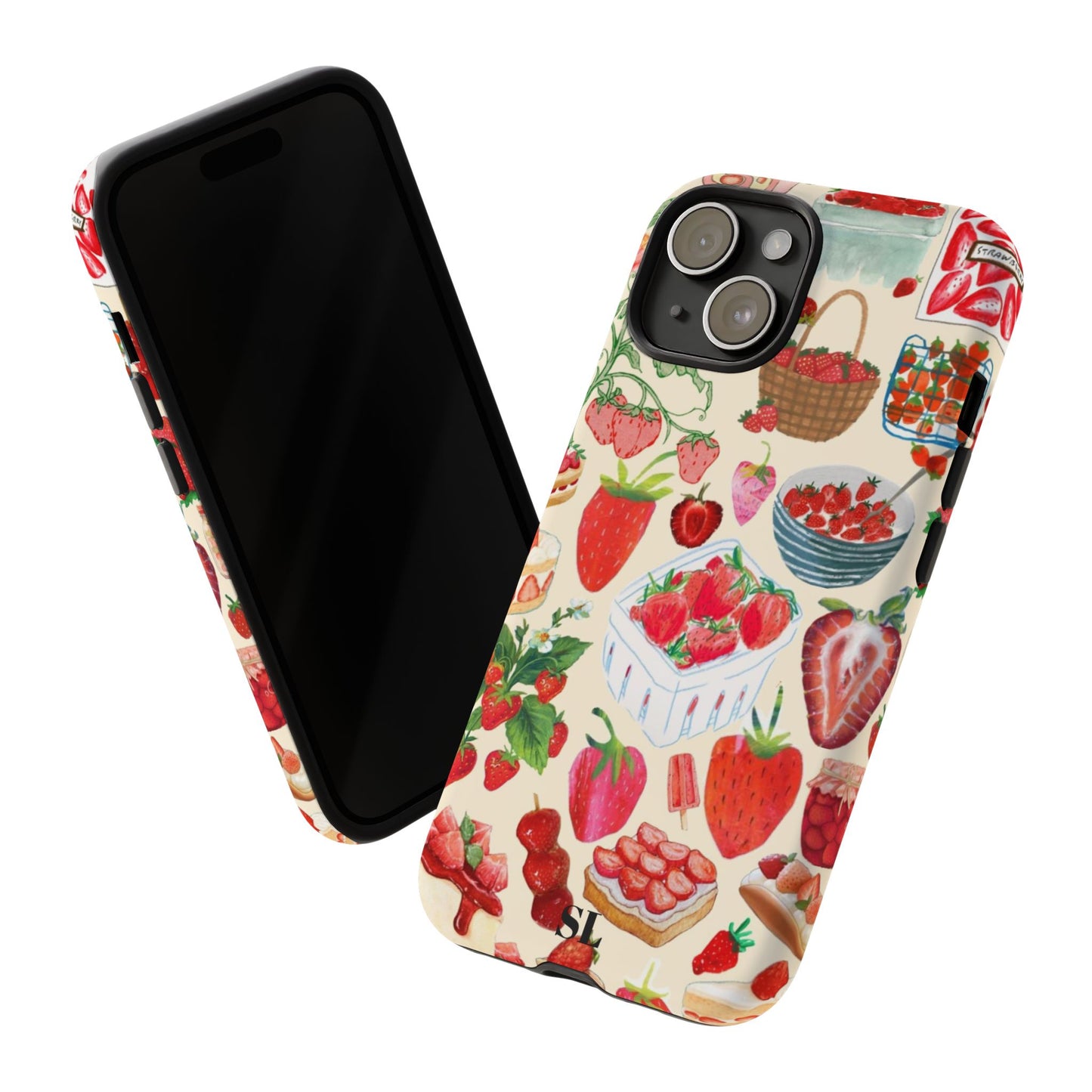 Strawberry Collage iPhone Case
