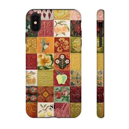 Orchard Mosaic Tiles iPhone Case