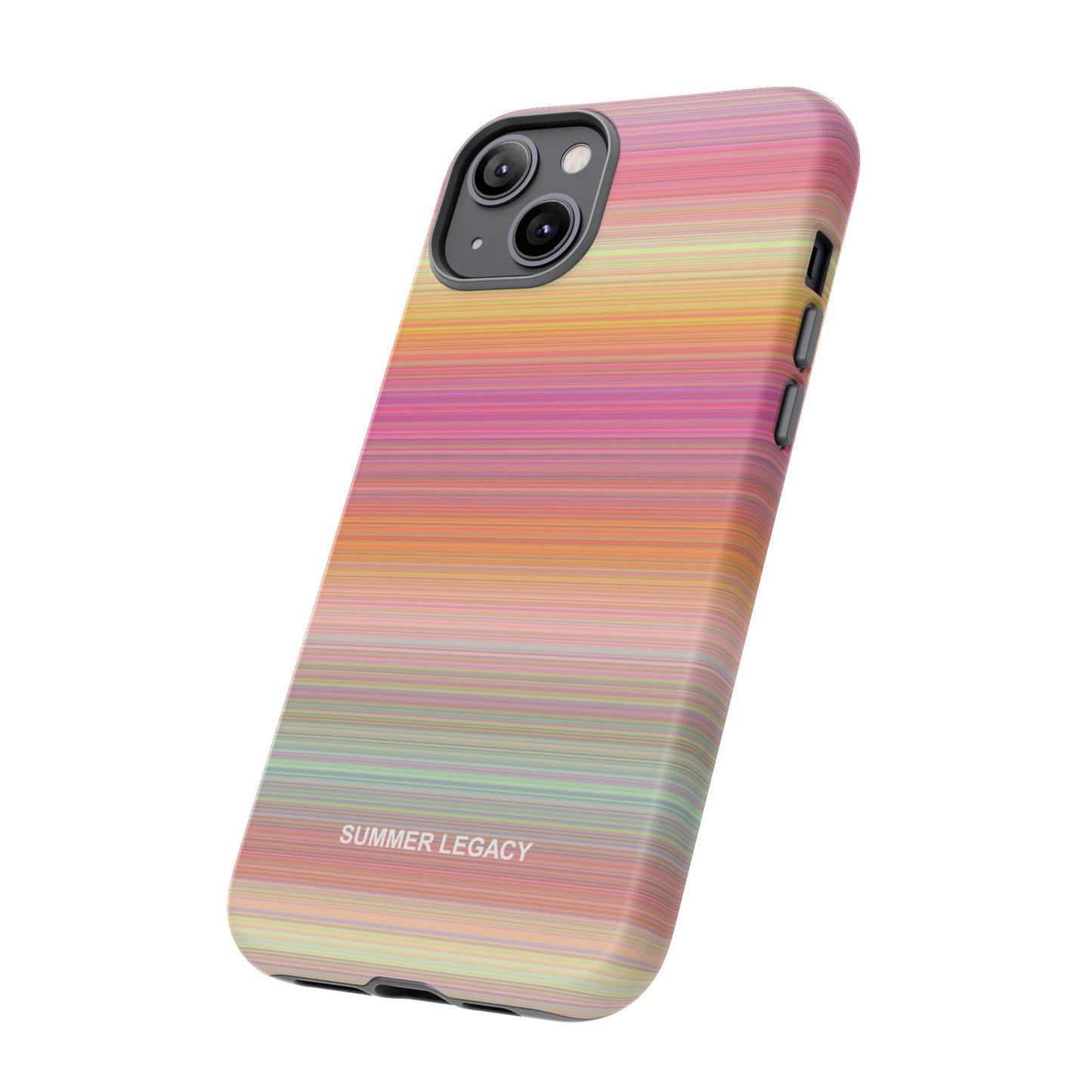 Champagne Ombre Stripe iPhone Case