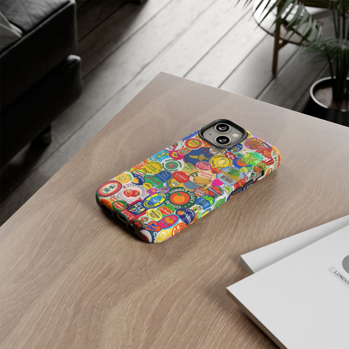 Fruit Stickers iPhone Case