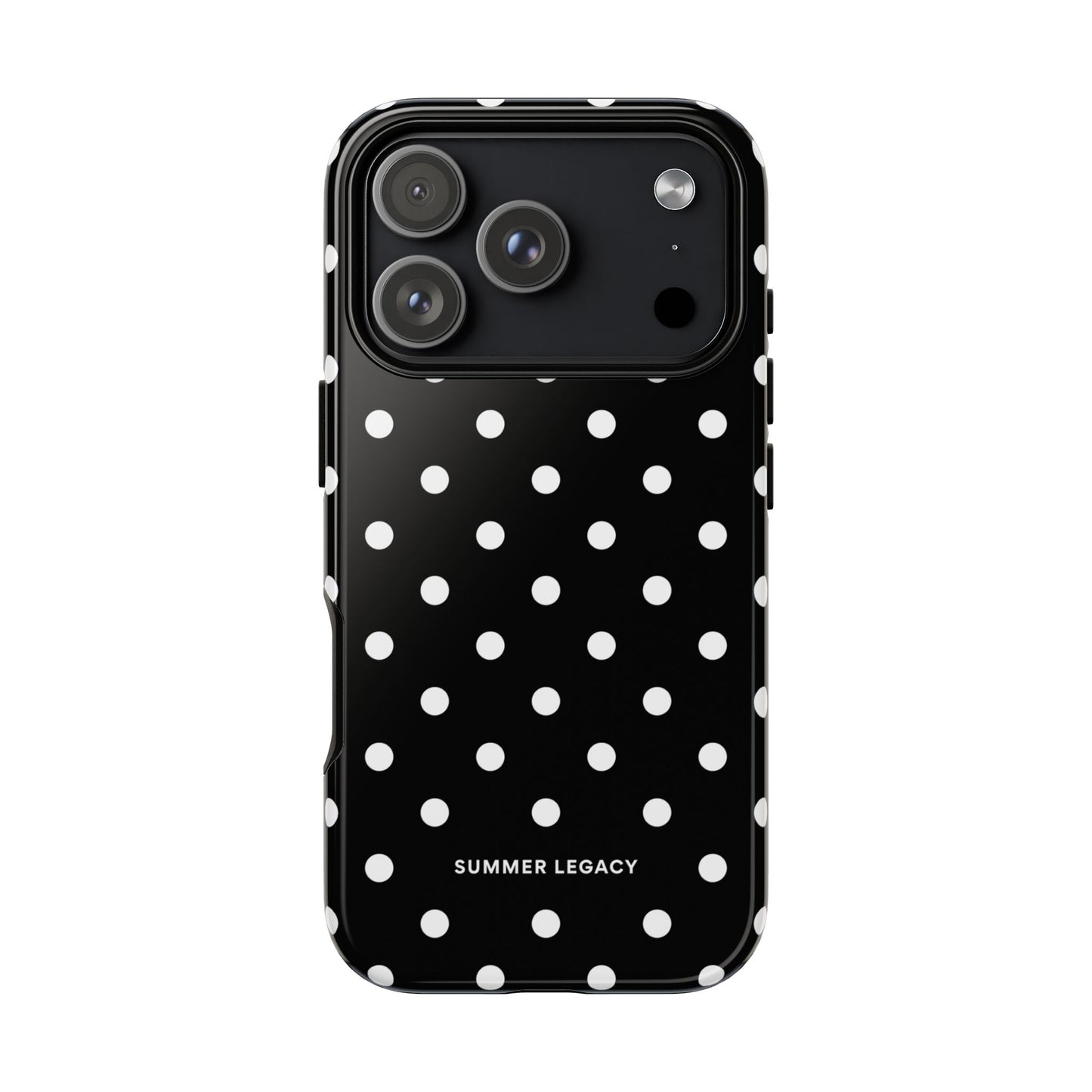 Ebony Polka Dot iPhone Case