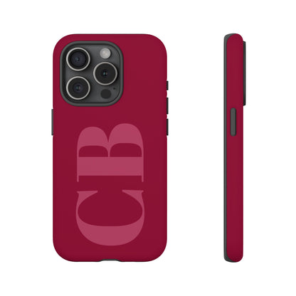 Berry Custom Initial iPhone Case