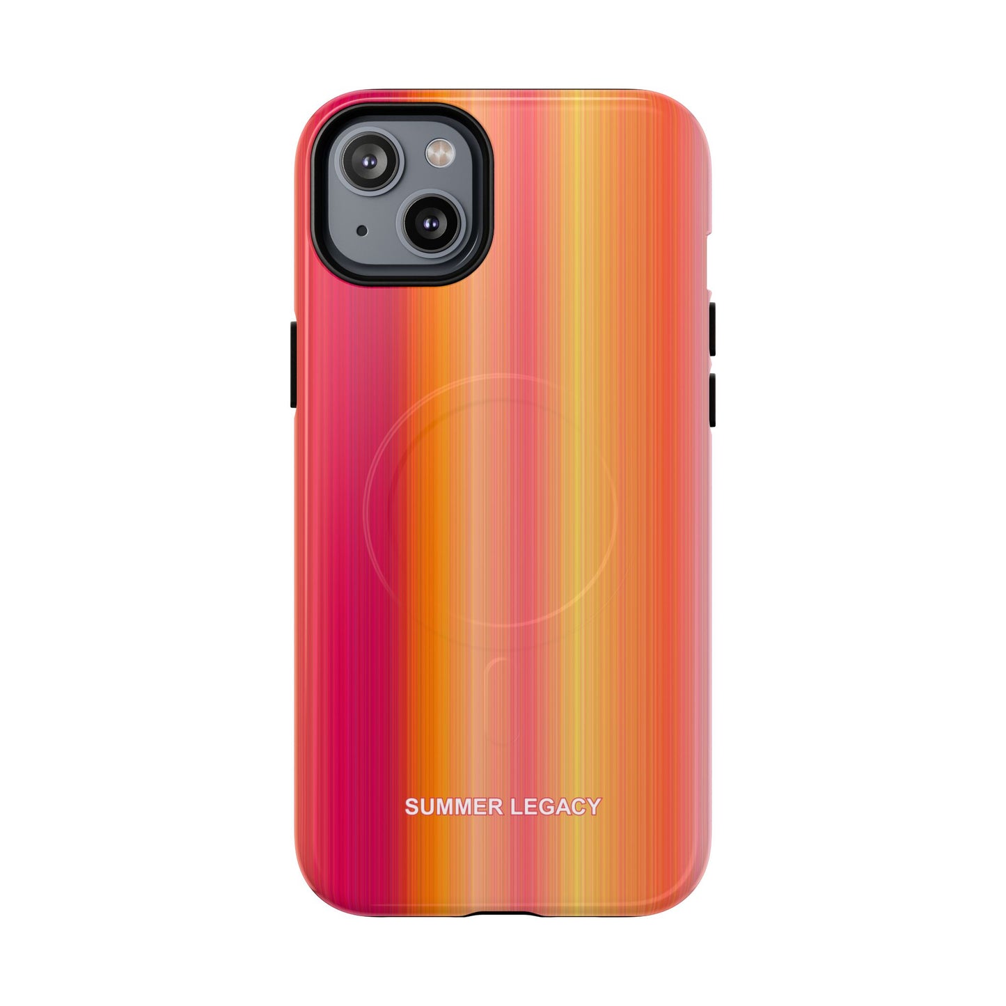 Amber Glow Ombre Stripe MagSafe Case