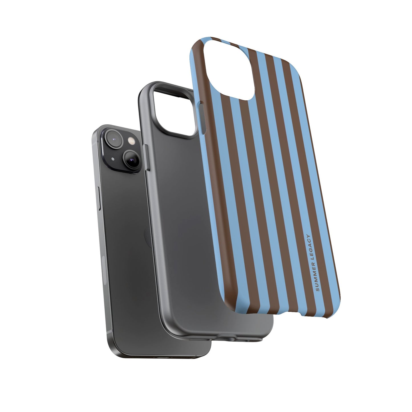 Mocha Stripe iPhone Case