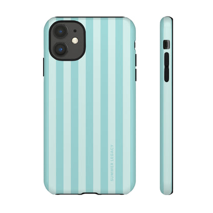 Teal Stripe iPhone Case