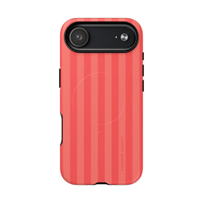 Coral Stripe MagSafe Case