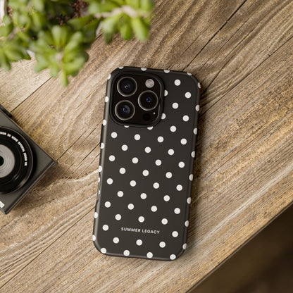 Ebony Polka Dot iPhone Case