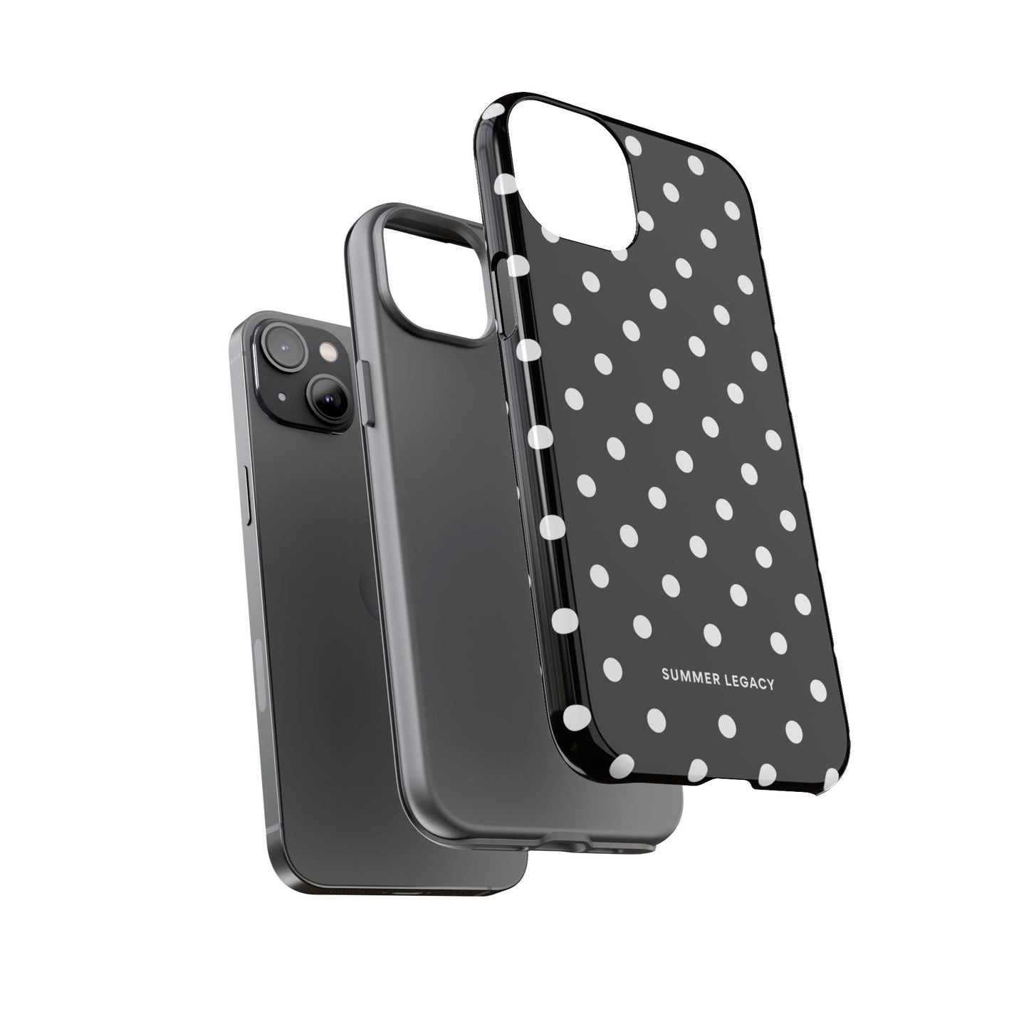 Ebony Polka Dot iPhone Case