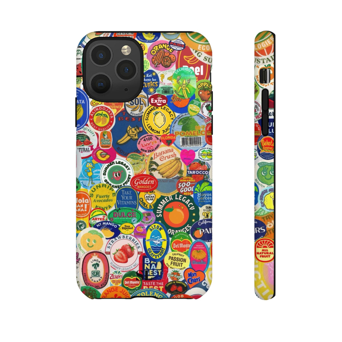 Fruit Stickers iPhone Case