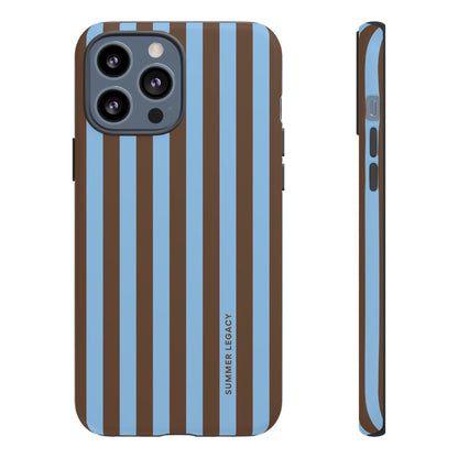 Mocha Stripe iPhone Case